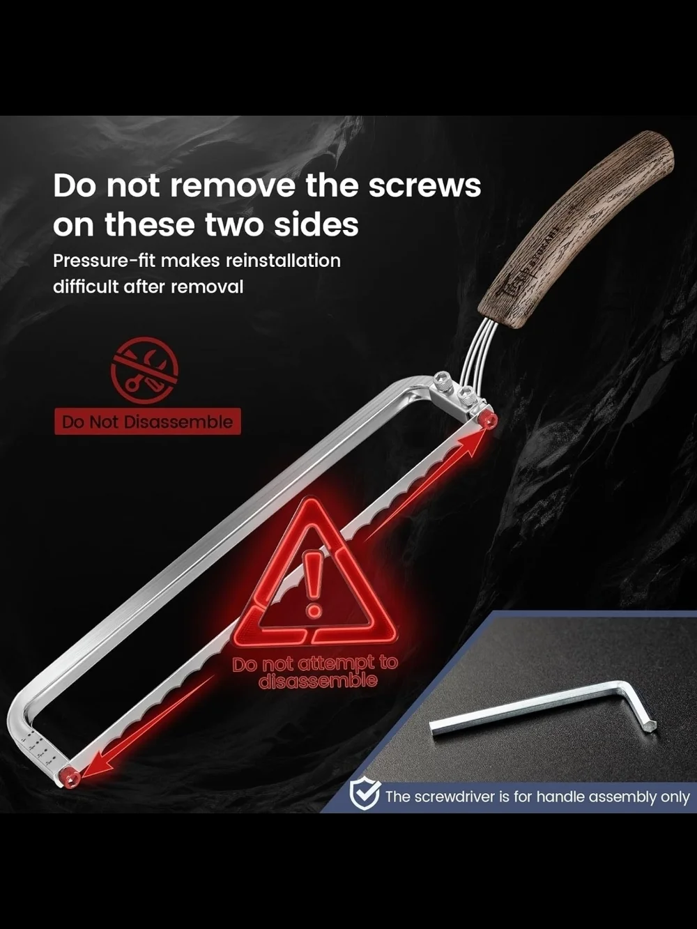 Left Handed Bread Knife Bow Design Razor Sharp 4 Scale Marks Sourdough Baguettes
